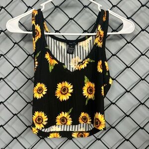 Sunflower crop top